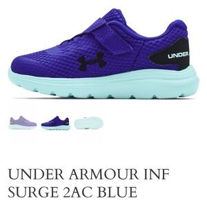 UNDER ARMOR INF SURGE 2AC BLUE TODDLER / BOYS SNEAKERS